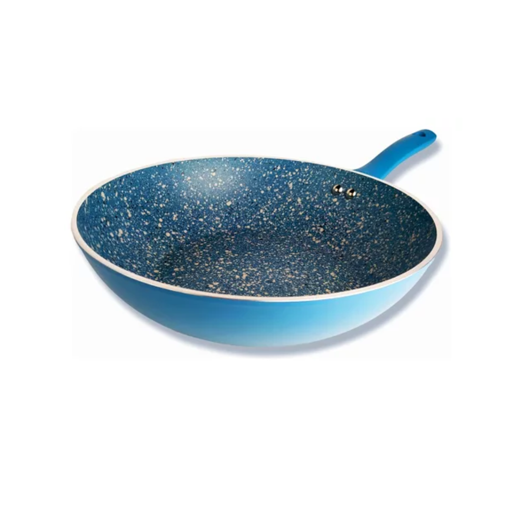 WOK HUDSON GRANITO AZUL - 28CM