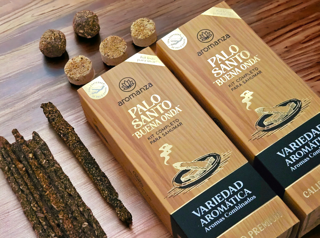 BOX KIT AROMANZA PREMIUM - PALO SANTO BUENA ONDA
