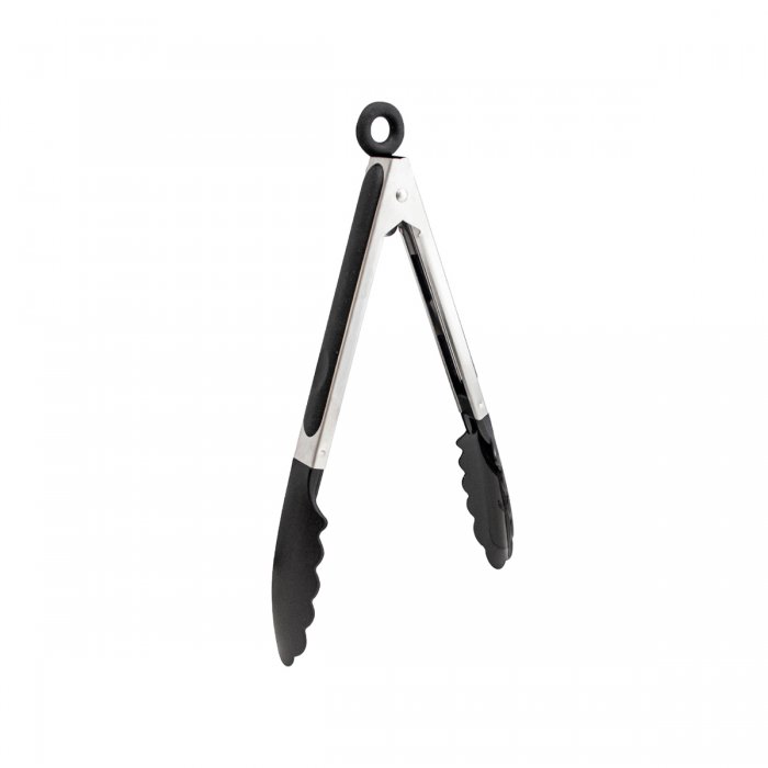 PINZA ACERO INOXIDABLE FULL NYLON NON-STICK 18 CMS