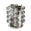 ESPECIERO DE ACERO FASHION COOK 16 PIEZAS -INOXIDABLE - GIRATORIO