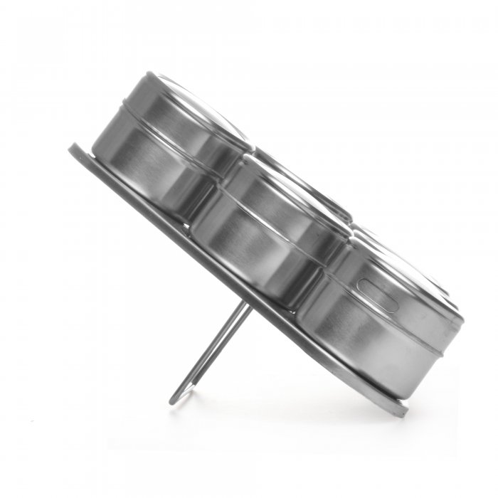 SET 6 ESPECIEROS FASHION COOK - ACERO INOXIDABLE - CON BASE
