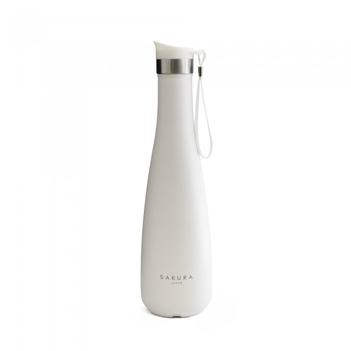 BOTELLA TERMICA SAKURA WAVY - 750ML - BLANCO