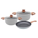 BATERIA CAROL ANTIADHERENTE GRIS