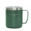 TAZA MUG TERMICA SAKURA - VERDE