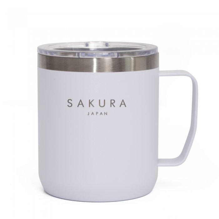 JARRO MUG TAZA TERMICA SAKURA BLANCO