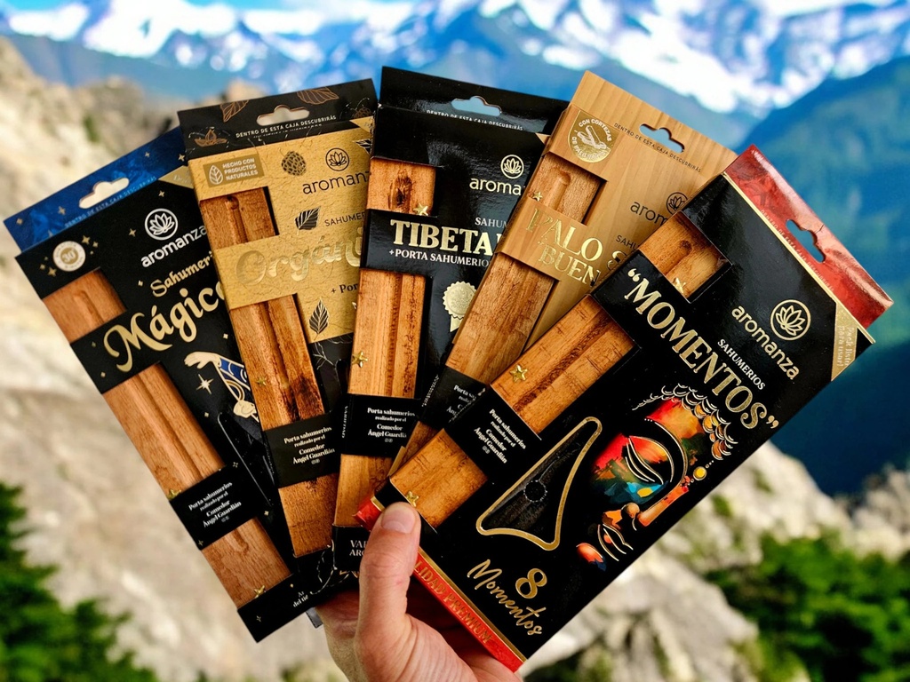 PACK SAHUMERIOS + PORTA SAHUMERIOS AROMANZA