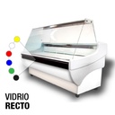 HELADERA BATEA LATERAL PVC VIDRIO RECTO 1.25 M