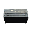 HELADERA BATEA LATERAL CHAPA VIDRIO CURVO ECO BLACK 1.25 M