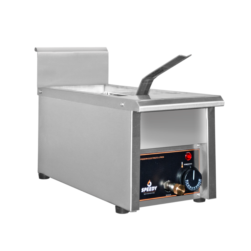 FREIDORA ELÉCTRICA SPEEDY - 8 LTS -  CON DESAGOTE - 2KW (APTO HOGAR)
