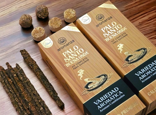 [ARO006] BOX KIT AROMANZA PREMIUM - PALO SANTO BUENA ONDA