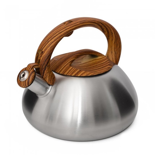 [FAS123] PAVA SILBADORA SAKURA MANHATTAN SILVER DE ACERO INOXIDABLE 3 LITROS