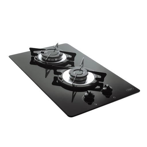 [TST005] ANAFE SPEZIA NEGRO A GAS  - 2 HORNALLAS TST