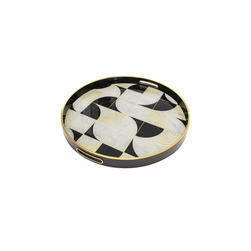 [FAS009] BANDEJA REDONDA FASHION COOK ZAGREB - BASE TERCIOPELO
