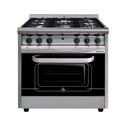 [MOR032] COCINA FORZA 900 - PUERTA VISOR - REJA VITRIFICADA LIVIANA