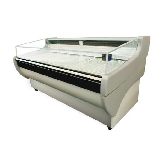 [REF098] HELADERA BATEA LATERAL PVC VIDRIO BAJO 1.25