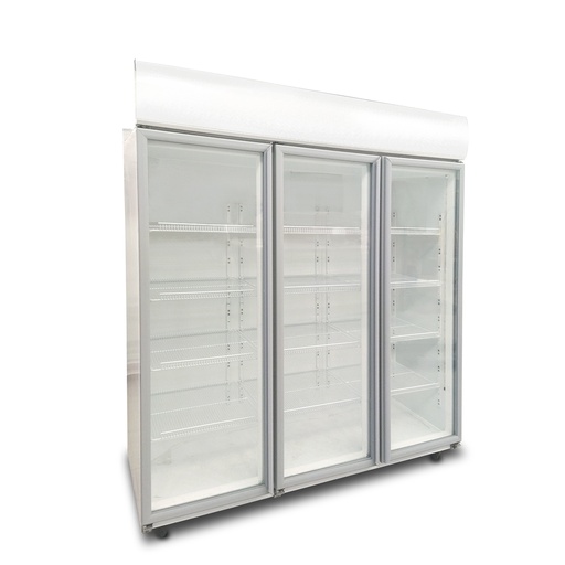 [REF114] HELADERA EXHIBIDORA VERTICAL 3 PUERTAS - (1/2HP)