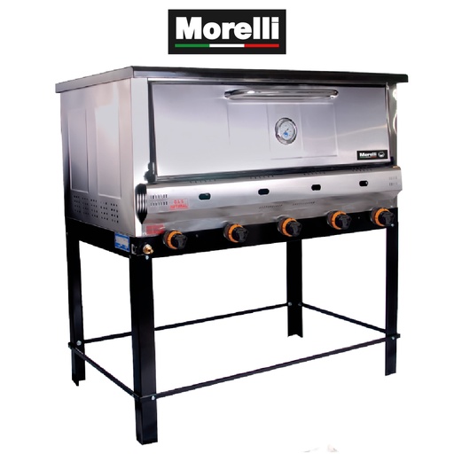 [MOR094] HORNO PASTELERO H18 - 18 MOLDES - SISTEMA DE GASIFICACION CON PICOS INDUSTRIALES - LLAMA INDIRECTA - CON MAYOR AISLACION TERMICA