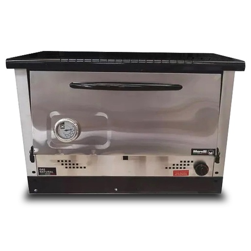 [MOR098] HORNO PIZZERO OKASHI H6 - 6 MOLDES - PUERTA CIEGA - BASE DESMONTABLE
