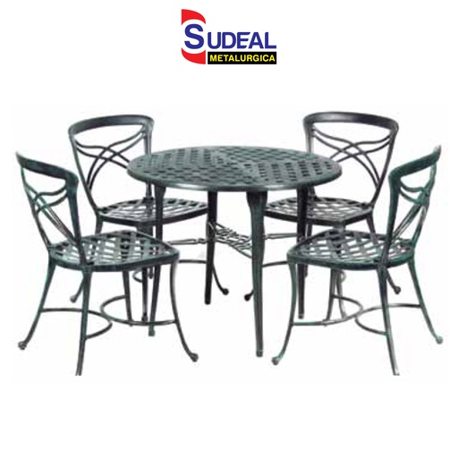 [SUD030] JUEGO ARTISTICO JJ-004 MESA 0.80 + 4 SILLAS