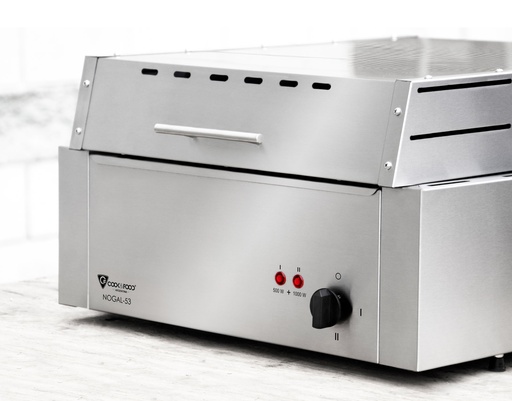 [C&F029] PARRILLA ELECTRICA NOGAL 53CM