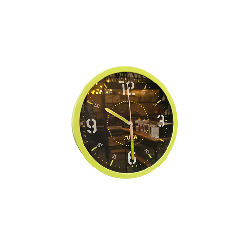 [SUK027] RELOJ MARCO FLUO 25.4X4 CM CON SEGUNDERO CONTINUO