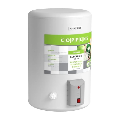 [COP012] TERMOTANQUE ELECTRICO ECO BIANCO 65LTS